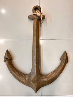 XXXL Size wooden anchor wall decor