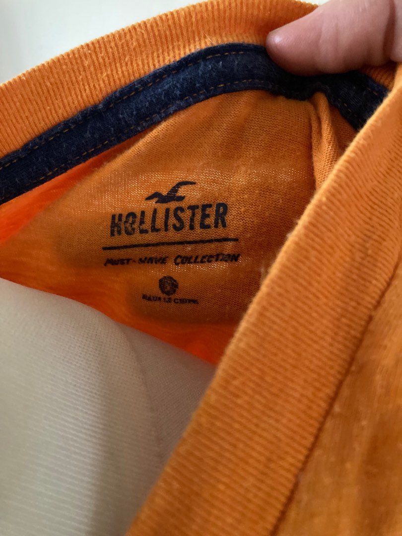 Zalora hollister man tshirt Fesyen Pria Pakaian Atasan di