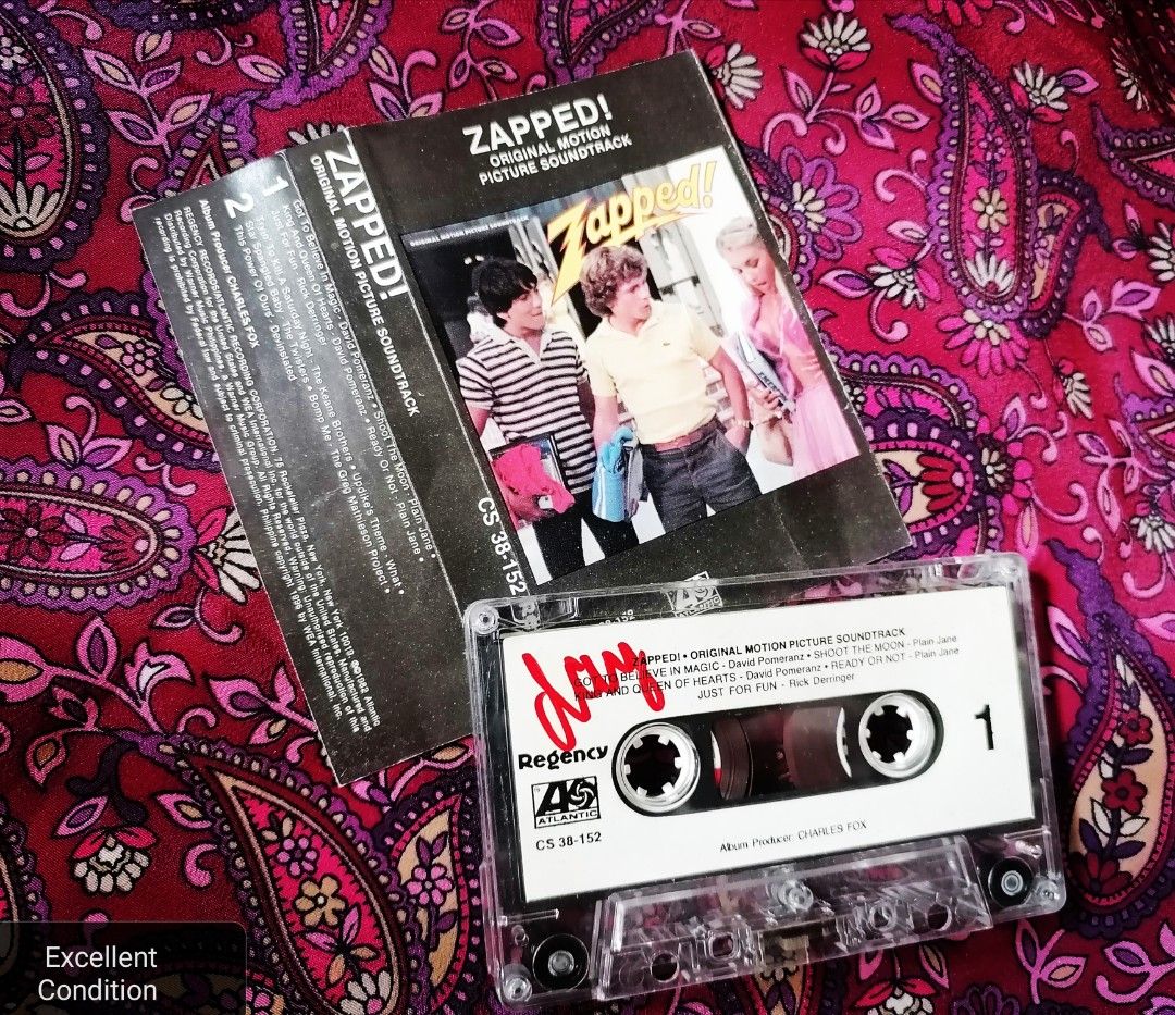 Zapped! Cassette Tape Original Cassette Tapes Vintage Cassettes Tape