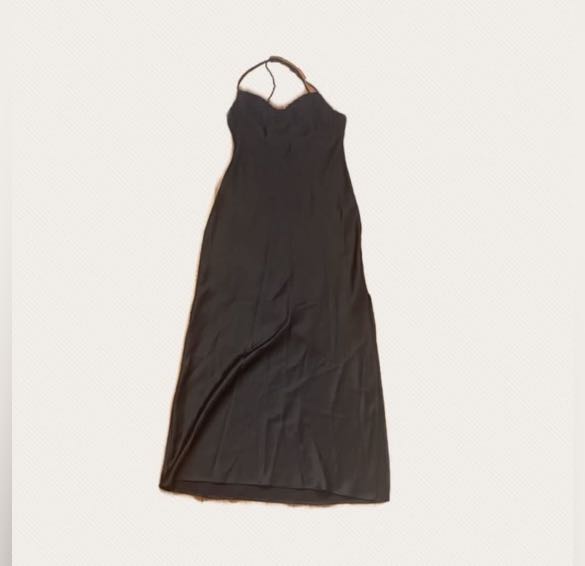 Zara Black Polka Maxi Dress