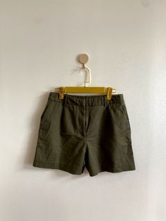 Zara Double Fabric Bermuda Shorts