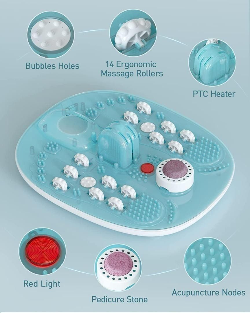 Foot outlet spa heater