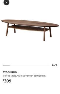 160923  IKEA Stockholm Coffee table 180x59cm