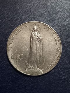 1959 1 lire italy coin