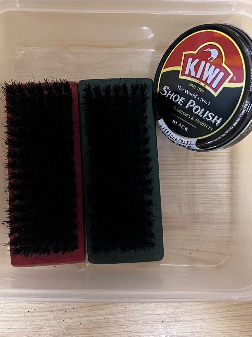 Kiwi 2 in online 1 shoe brush