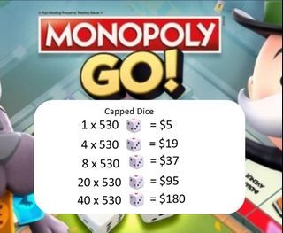 [3200 Reviews] Monopoly Go Capped Dice 🔥Cheapest🔥