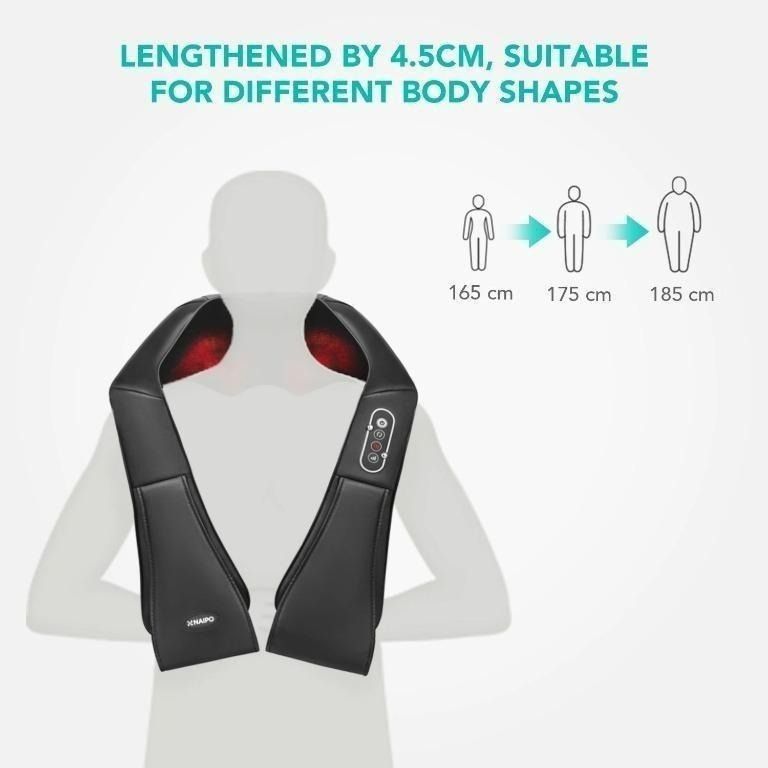 4035] Naipo Shiatsu Back and Neck Massager Belt Shoulder Massager