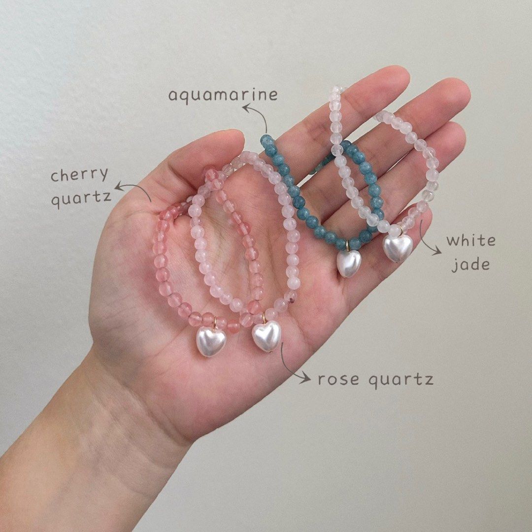 Cherry quartz clearance bracelet