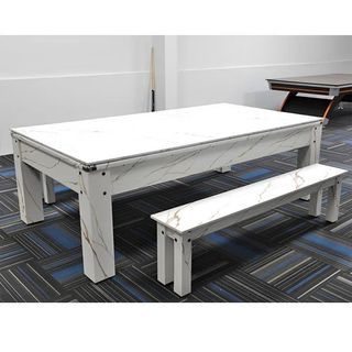 4X8ft 3IN1 Gaming Table with Bench