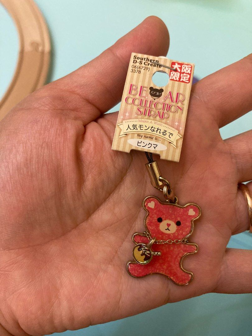 BEAR COLLECTION STRAP ピンクマ - キーホルダー