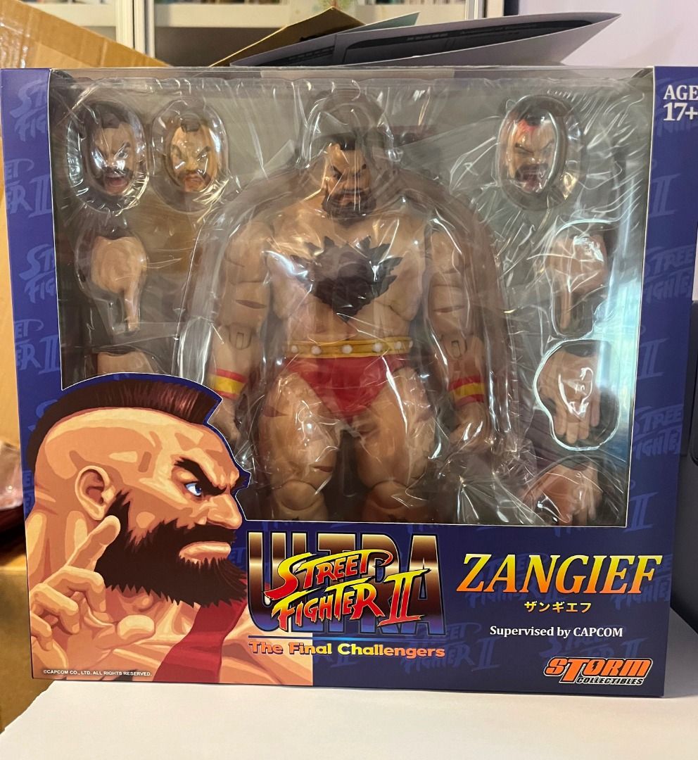 全新原色Storm collectibles Street Fighter II 2 Zangief 蘇聯佬街頭