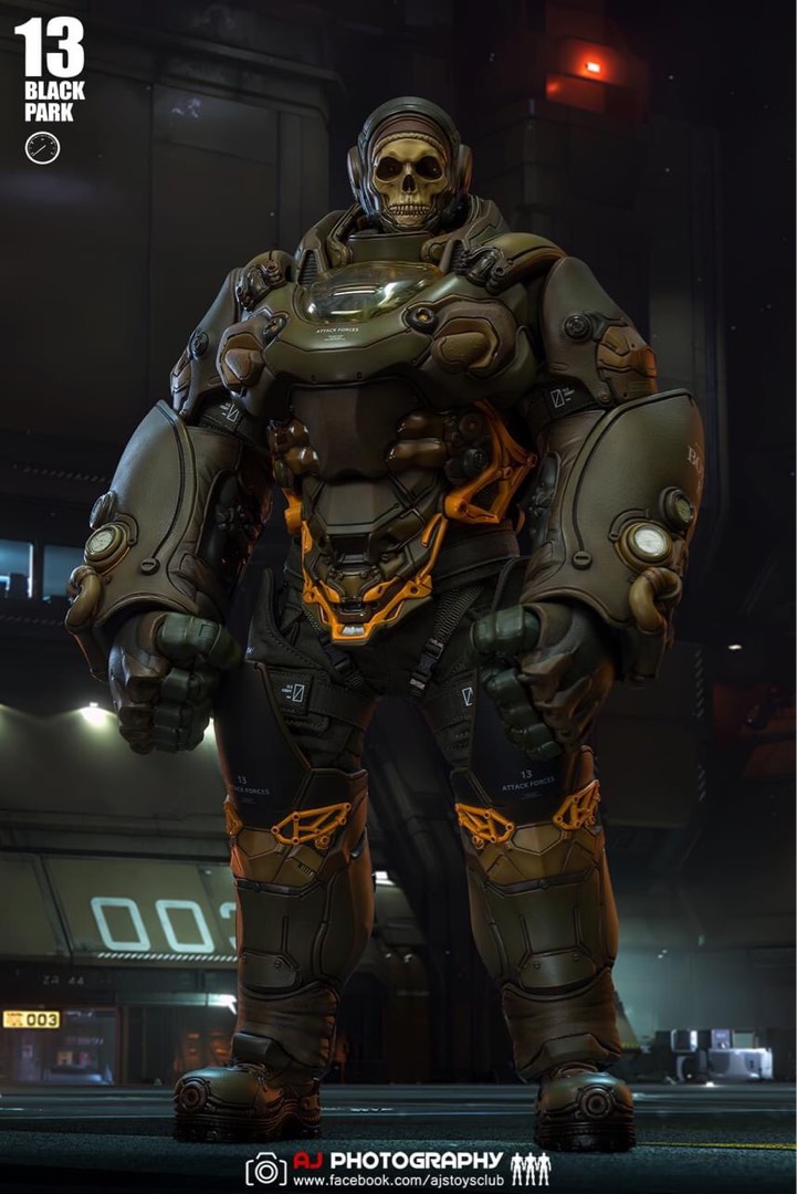 Black13park ブラック13パーク重装甲戦闘部隊ゴリラ1/6フィギュア ブラック13パーク『Black Laborary』 – 煉重装甲戦闘部隊
