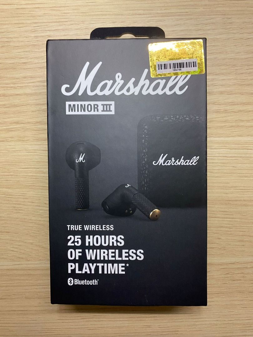 全新行貨連保養】Marshall Minor III True Wireless Headphones 馬歇爾