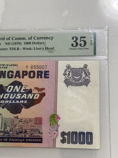 A1 Singapore Bird Series $1000 -(007)
