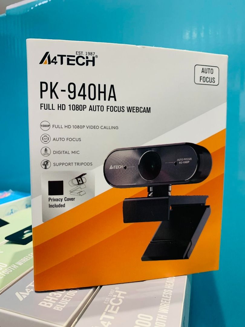 A4Tech PK-940HA Full HD 1080P Auto Focus Webcam Black, Computers & Tech ...