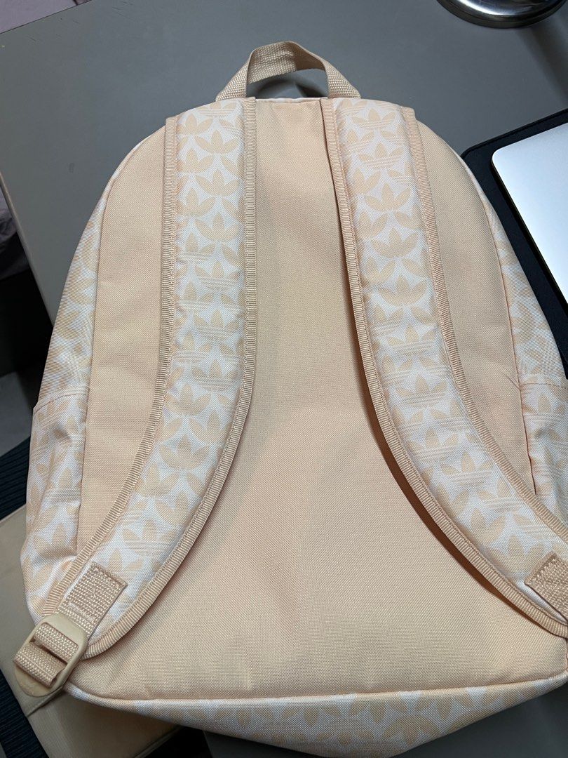 Beige adidas backpack discount
