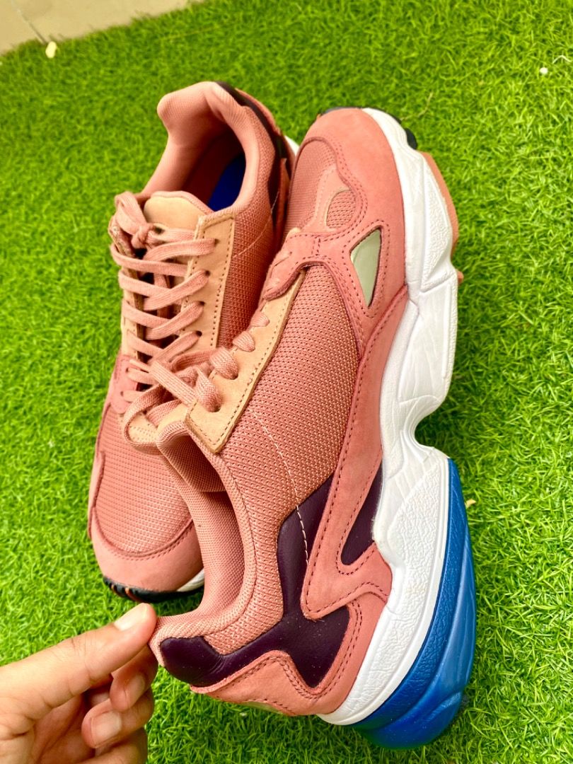 Adidas falcon shoes pink hot sale