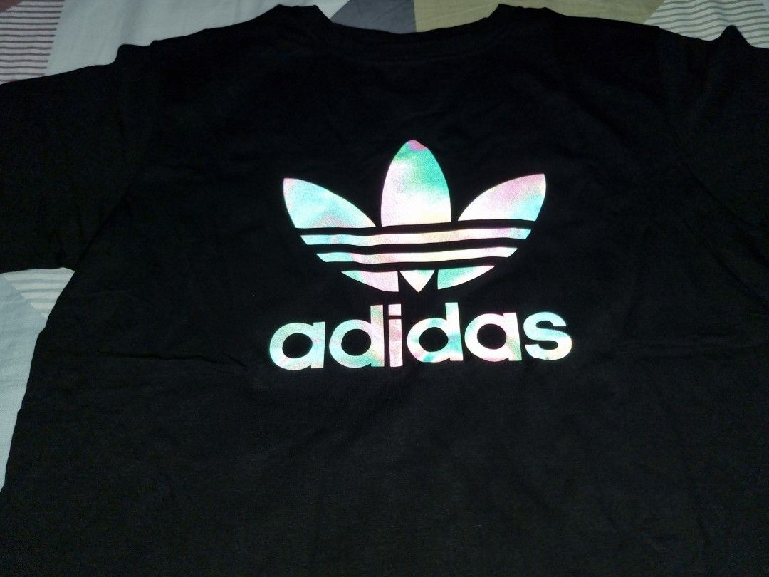 Adidas holographic t shirt new arrivals