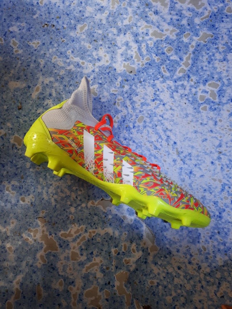 Adidas Predator Freak 2 Firm Ground Soccer Cleats Shoes 'Demonskin