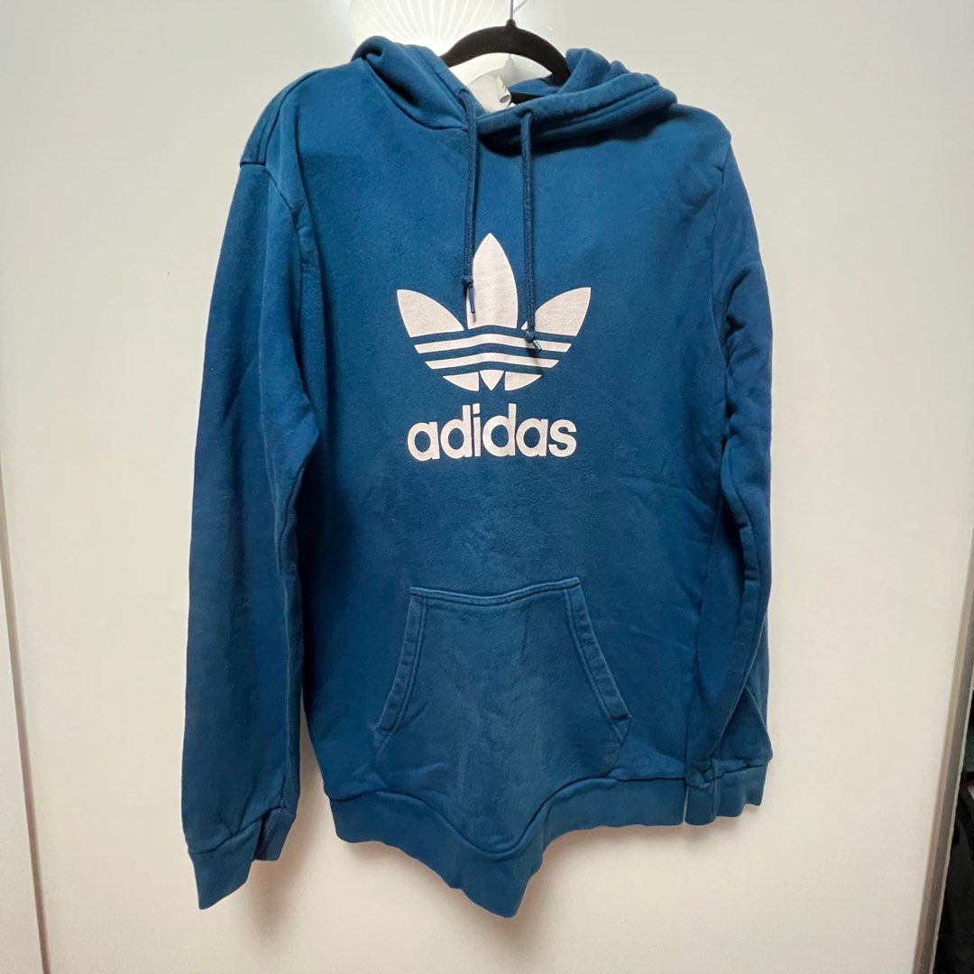 adidas trefoil hoodie Men s Fashion Coats Jackets and Outerwear