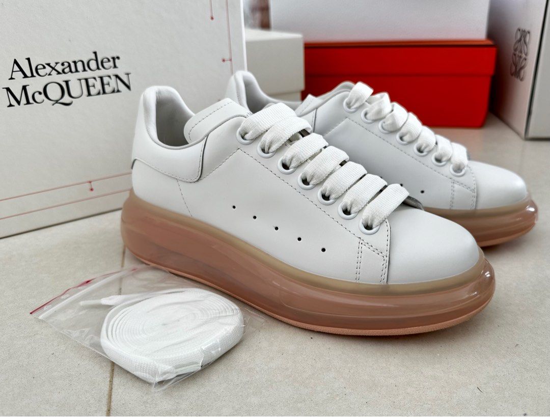 Alexander mcqueen white platform sneakers sales