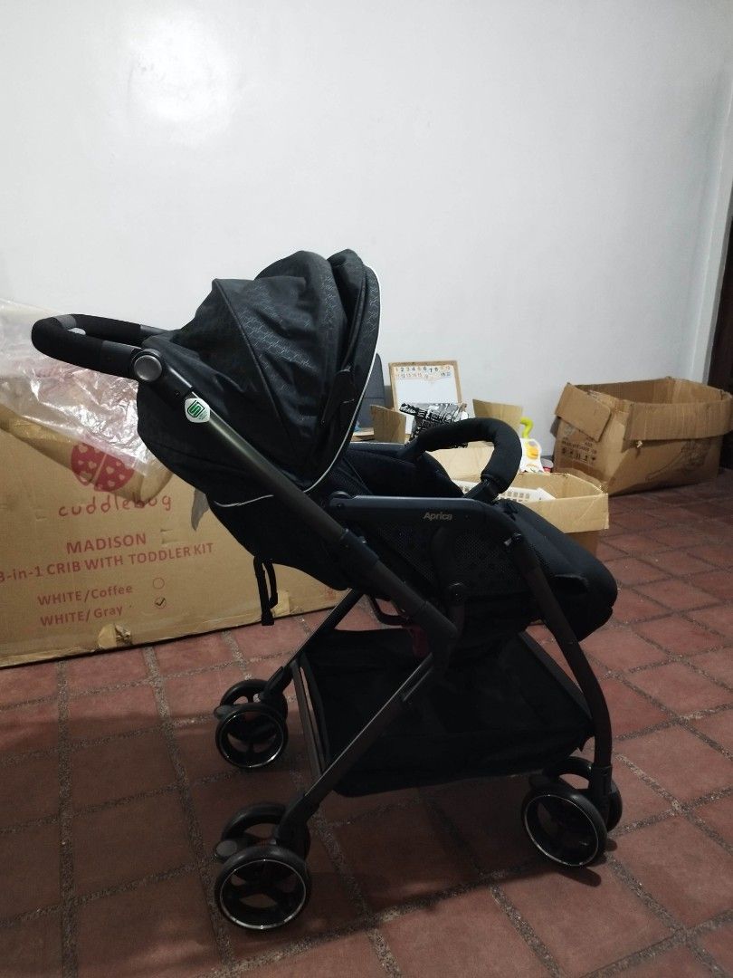 Aprica Optia Premium Black, Babies & Kids, Going Out, Strollers on ...