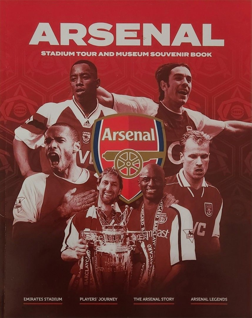Arsenal stadium tour and museum souvenir book, Hobbies & Toys, Books ...