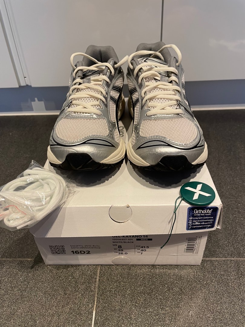 ASICS JJJJOUND GEL-KAYANO 14 US8, 男裝, 鞋, 波鞋- Carousell