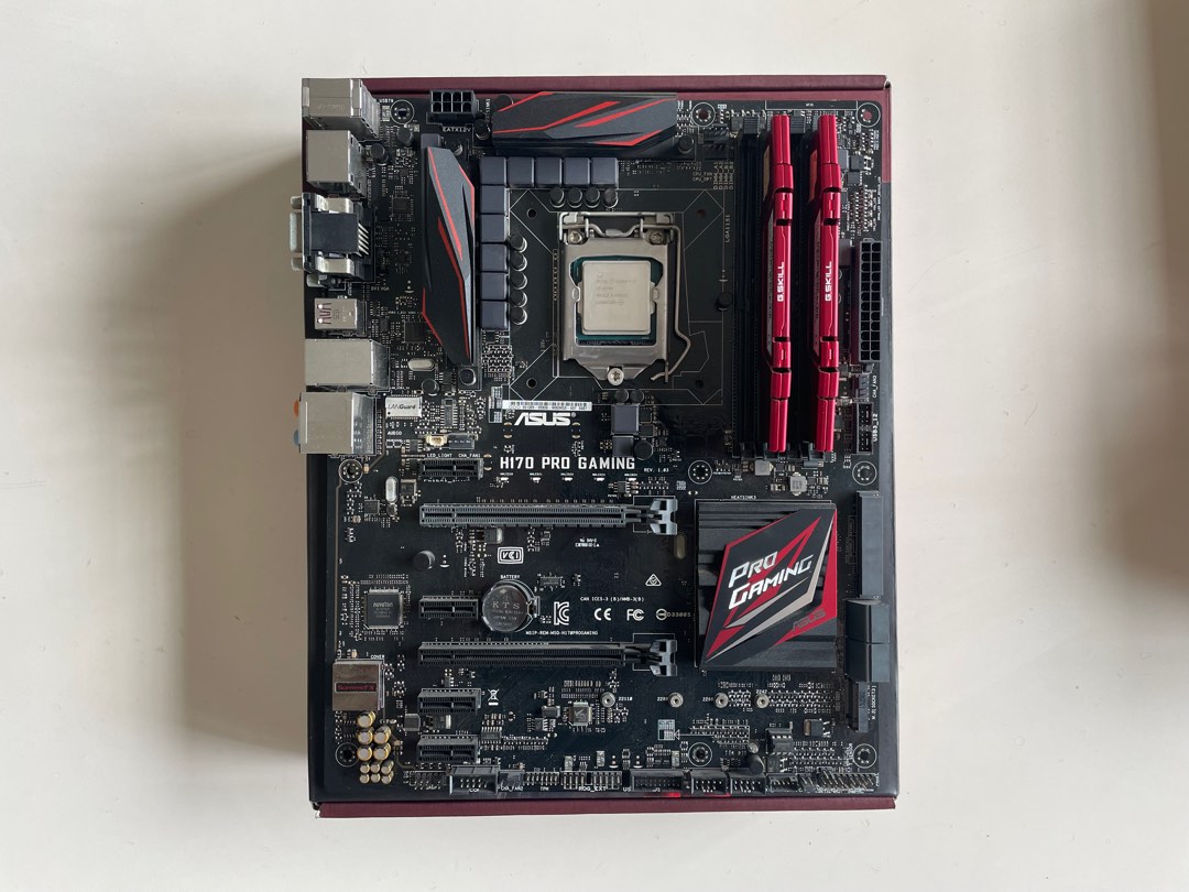 IntelCoIntel Core i7-6700K、ASUS H170-Pro、550LC