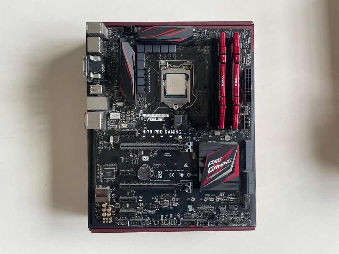 Asus H170 Pro Gaming + Intel I7 6700 + G Skill 16GB DDR4 + MSI GTX 