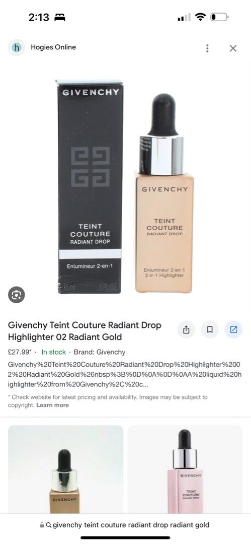 Teint couture radiant drop givenchy on sale