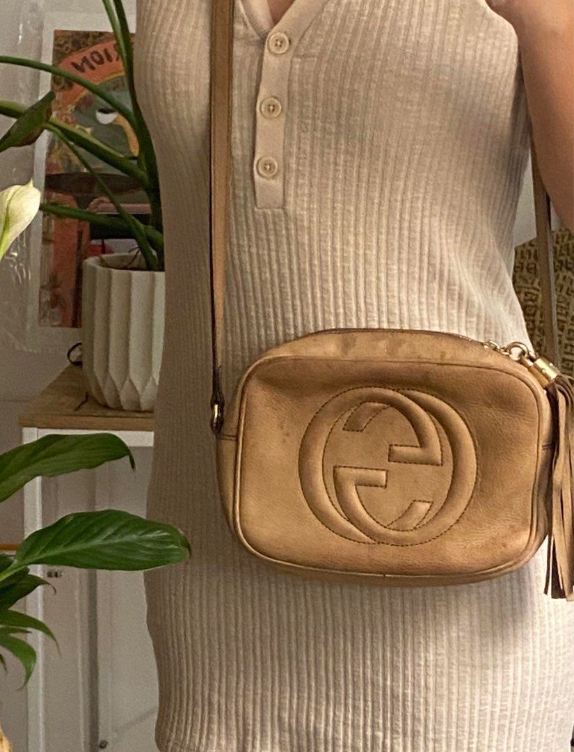 Gucci soho disco bag nude hotsell