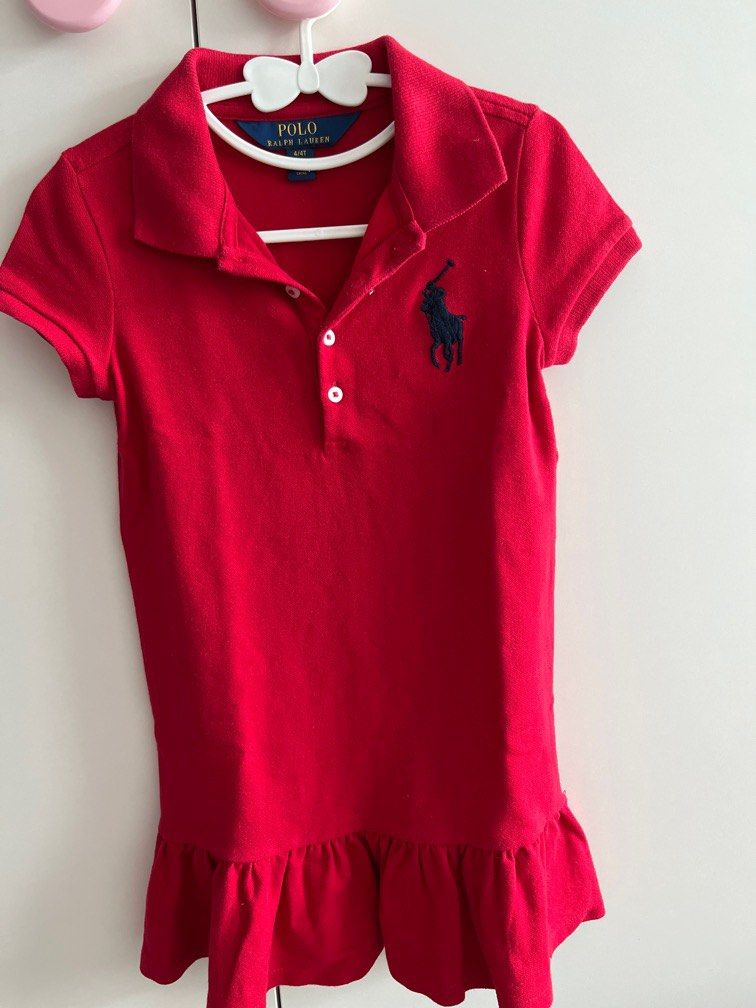 Authentic Polo Ralph Lauren Kids Polo Dress Size 4