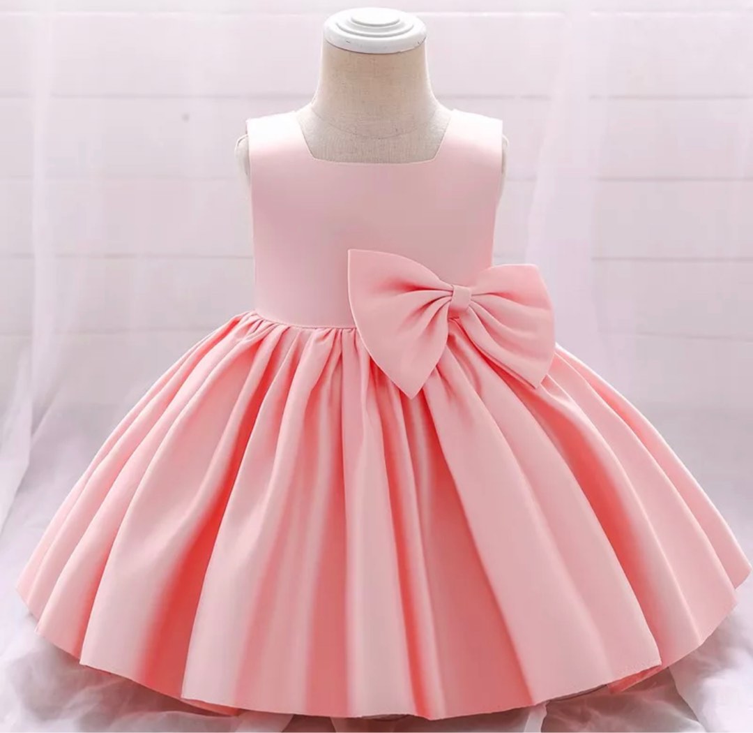 Peach color dress for baby girl online