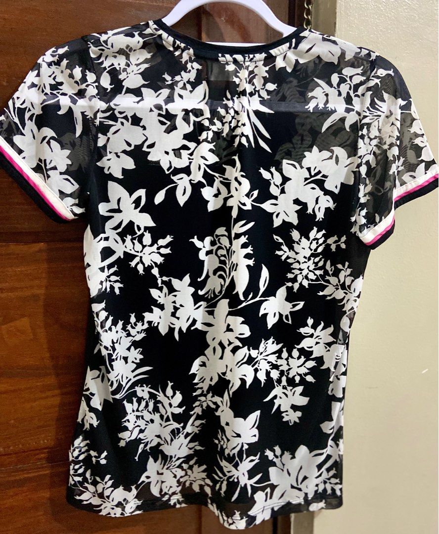 Bayo see through shirt (Category: Shirts) located in Bulacan. Submitted by bebeella (Listing ID 1255069476, Image 2). Description: Love by Bayo. Medium on tag. Sexy see through. Floral on back. .
