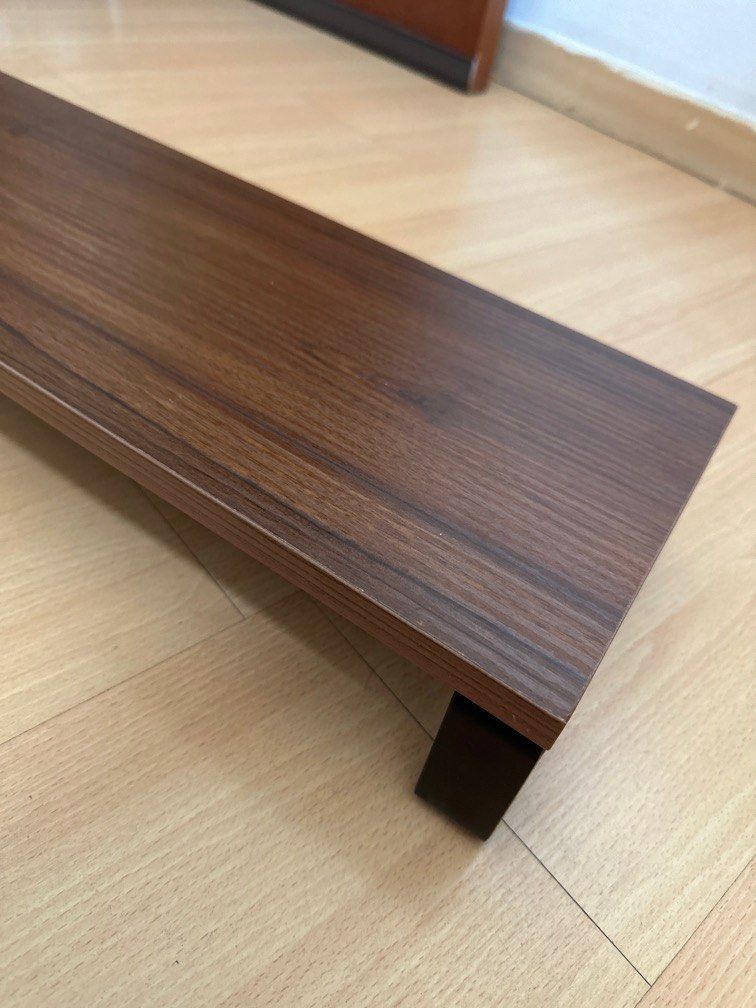 Beautiful dark wood riser, Furniture & Home Living, Home Improvement ...