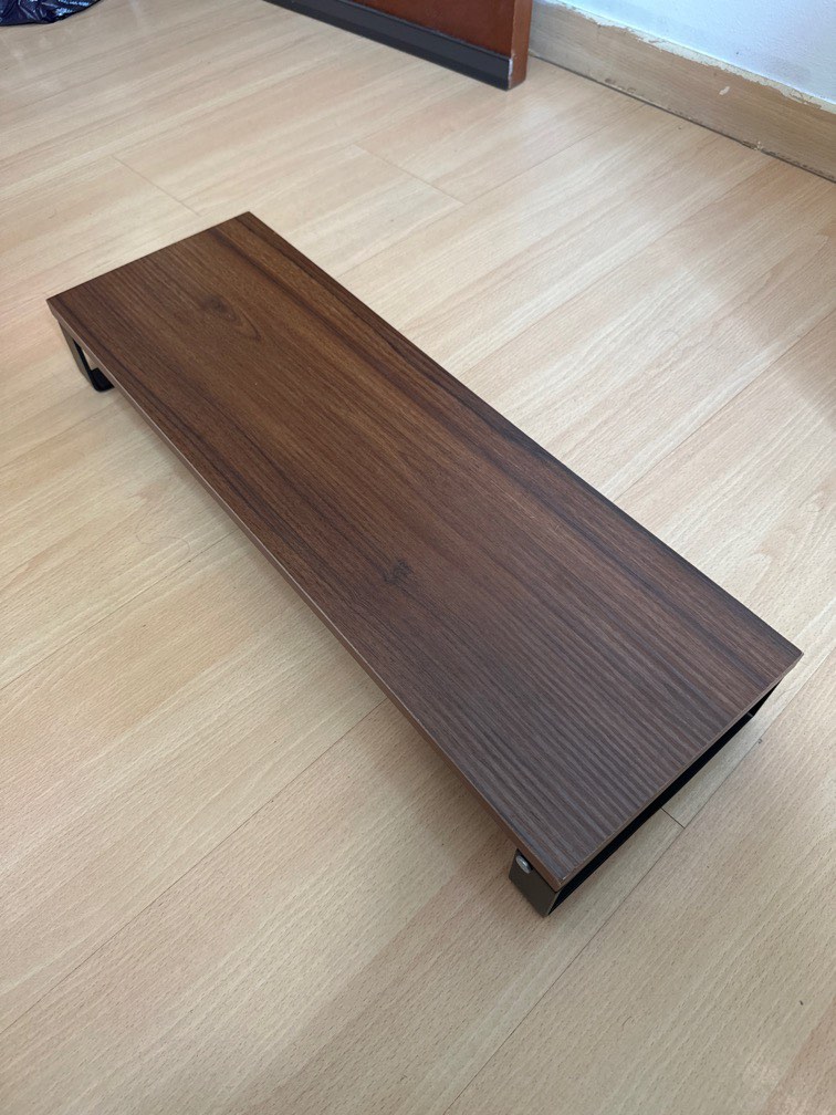 Beautiful dark wood riser, Furniture & Home Living, Home Improvement ...