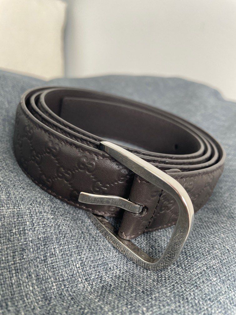 Belt Gucci Microguccissima Brown size 115 brand new unworn