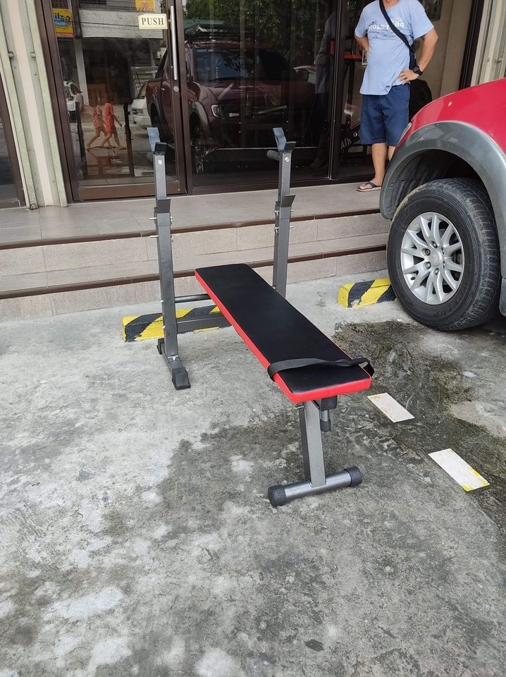 Bench with Dips Exercise Gym Equipment, Sports Equipment, Exercise ...