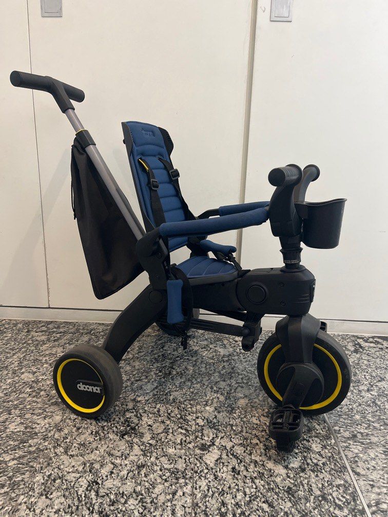 (BEST DEAL) Doona Tricycle Trike Bike Blue, Babies & Kids, Going Out