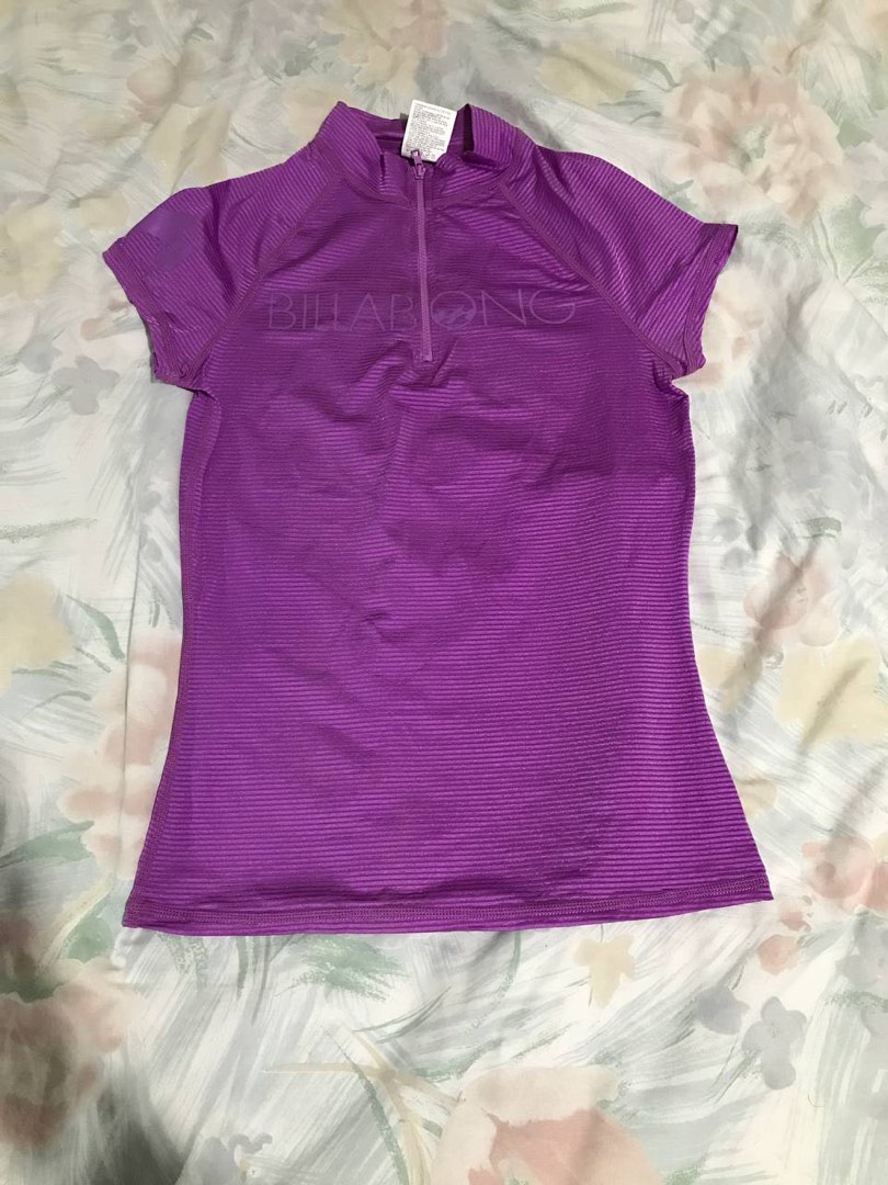 Billabong rash guard, Women's Fashion, Swimwear, Rash guard on Carousell