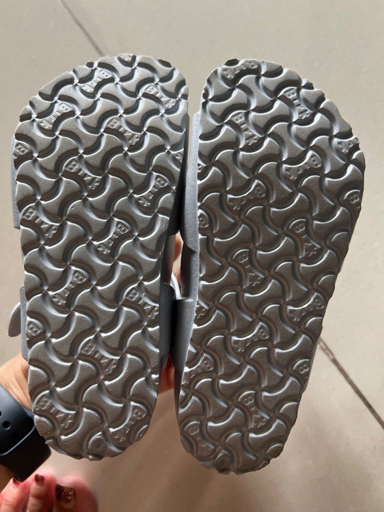 Real clearance silver sandals