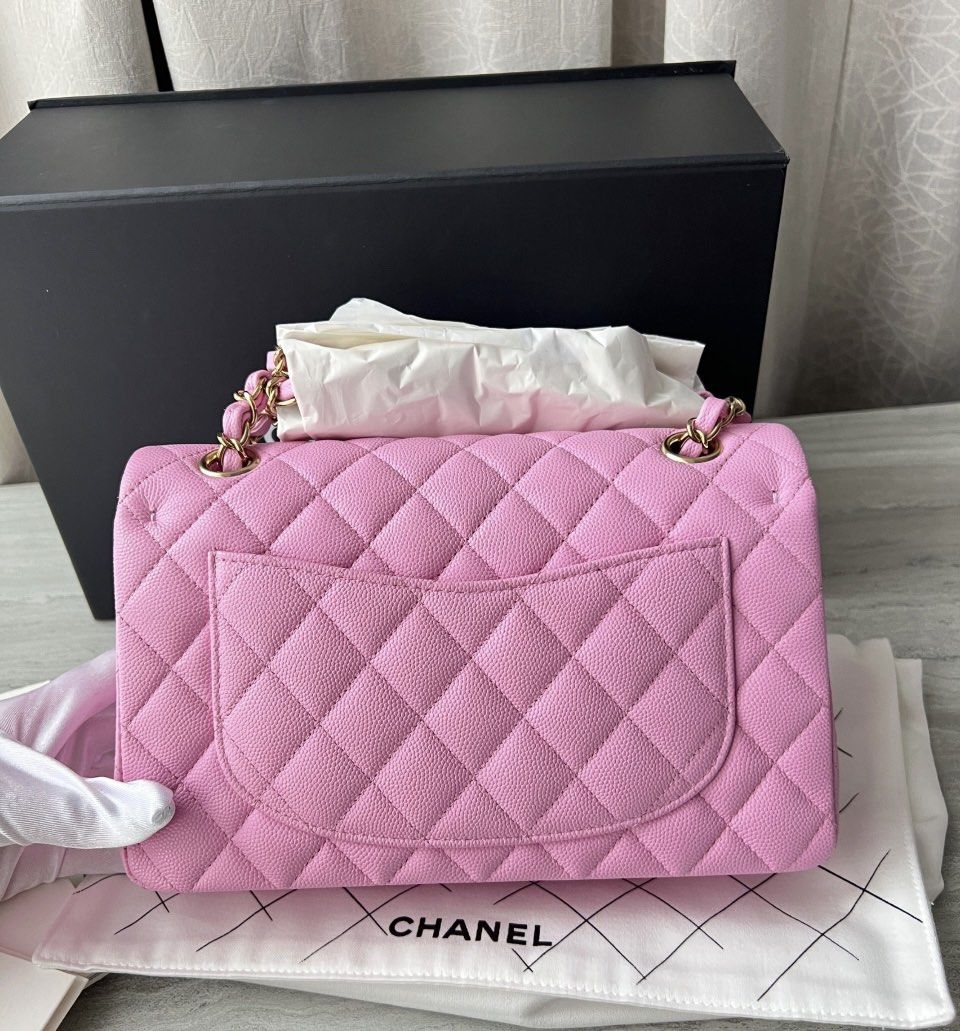Bnib Chanel pink classic flap 23P Luxury Bags Wallets on