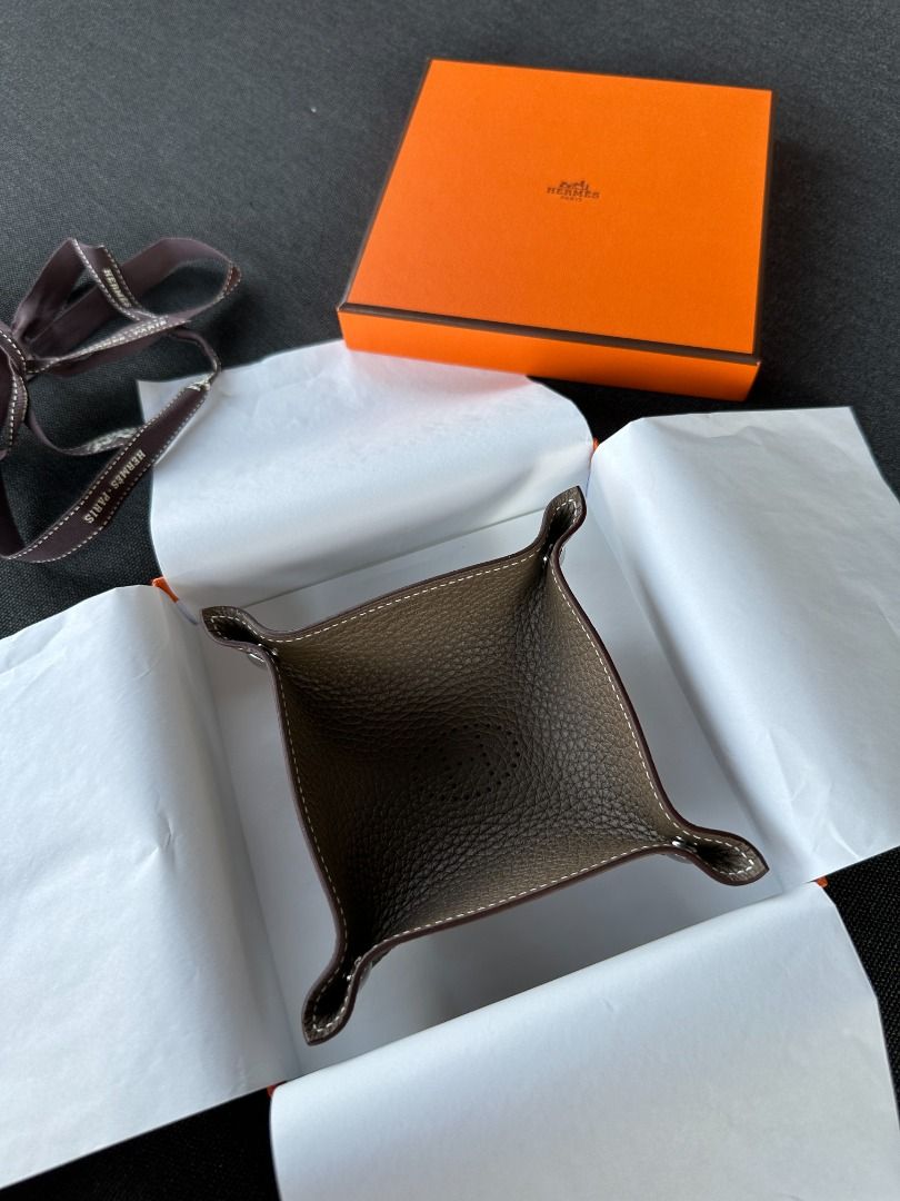 New Hermes Change Tray Mises Et Relances Etoupe w/ Box