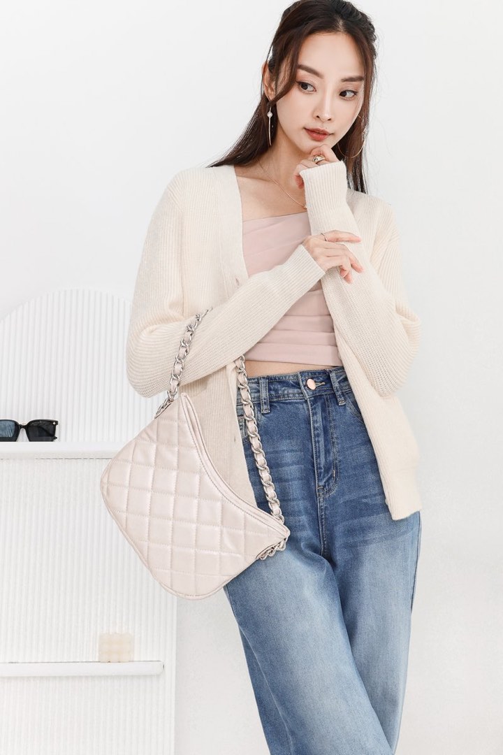 BNWT Keely Knit Cardigan in Cream White