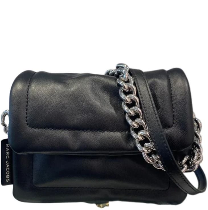 Marc Jacobs Pillow Soft Leather Shoulder Bag in Black (H905L01PF22-001) -  USA Loveshoppe