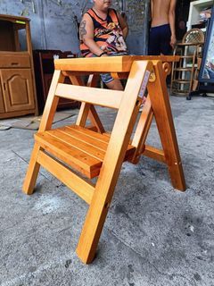 Brand new solid wood stool ladder
