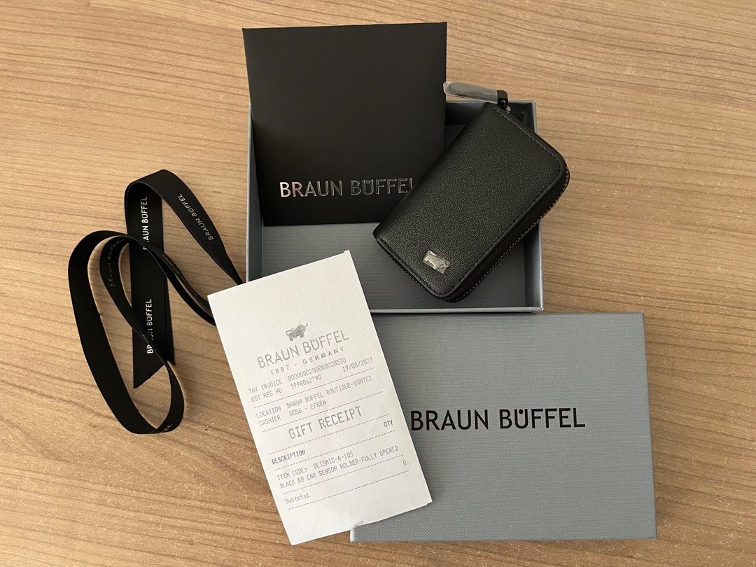 Braun Buffel Car key sensor holder pouch (with delivery), Luxury, Bags