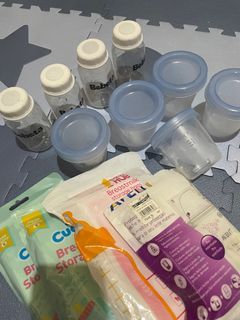 Breastmilk Bottle and Breastmilk Bags Set with Free
