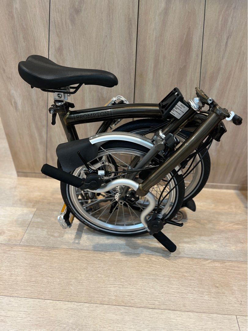 Brompton Superlight M6LX Black Lacquer 6 speed Sports Equipment Bicycles Parts Bicycles on Carousell